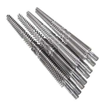 Conical twin screw barrel para sa plastic board machine